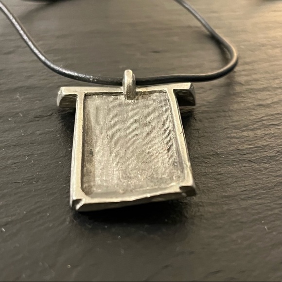 Large Birdhouse Pewter Necklace Bird Nesting by Marjolein Bastin - Picture 5 of 13